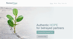 Desktop Screenshot of partnerhope.com